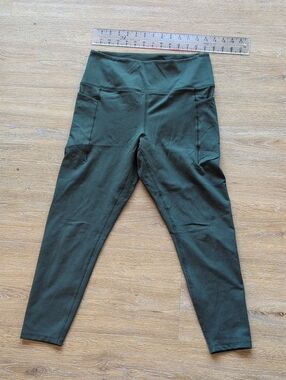 Danskin High Waist Leggings With Pockets, Women's Large